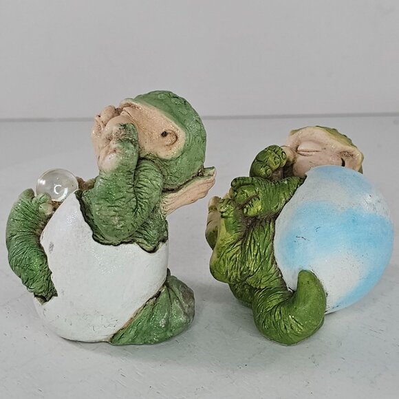 Vintage Marty Dragon Keep Baby Dragon Figurines Set Of 3 FLAWS AS IS - Picture 15 of 16